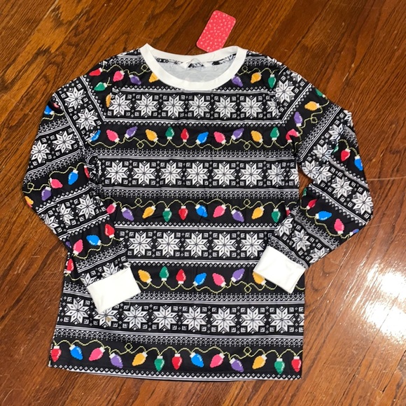 NWT Matching Family Christmas Light Pajama Set Men’s Size Medium - Picture 2 of 7